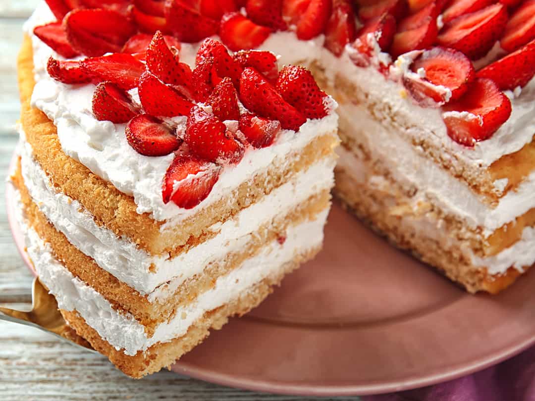 Kuchen von Café Deimel Erdbeere